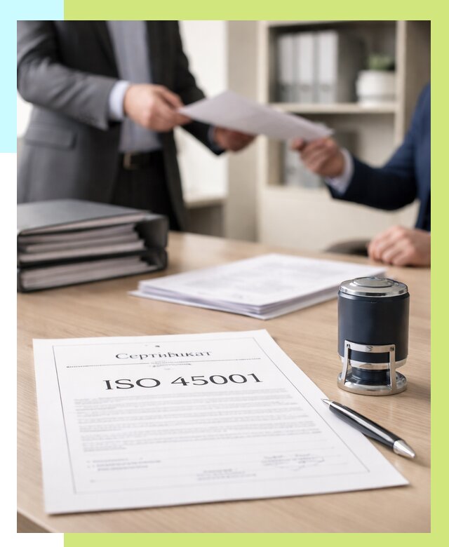 Сертификат ISO 45001 в Таре под ключ от 46296 р. | Сертэкс